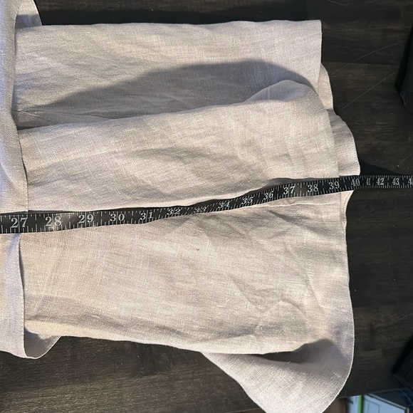 Magic Linen Gray Lagenlook Minimalist Dress Size Medium - Picture 8 of 8